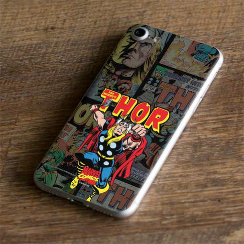 Marvel Classic Comics The Mighty Thor Vintage iPhone 8 Skin