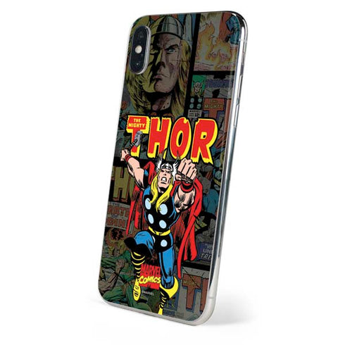 Marvel Classic Comics The Mighty Thor Vintage iPhone X Skin