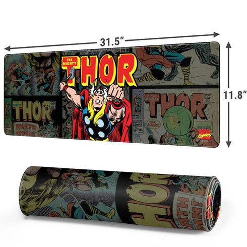 Marvel Classic Comics The Mighty Thor Vintage Gaming Mouse Pad