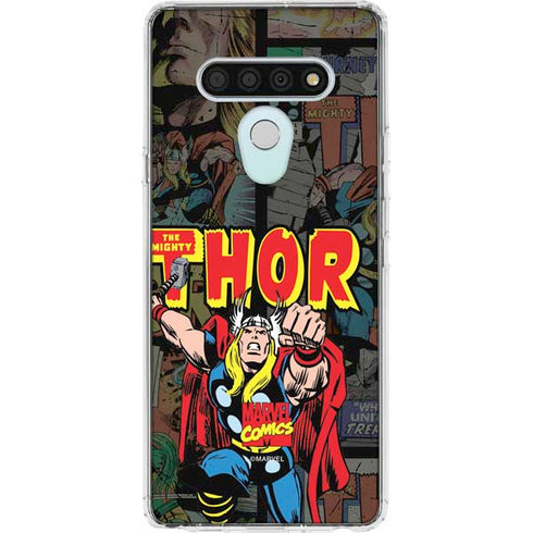 Marvel Classic Comics The Mighty Thor Vintage LG Stylo 6 Clear Case