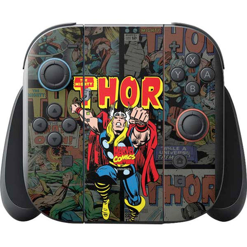 Marvel Classic Comics The Mighty Thor Vintage Nintendo Switch 2 (2025) with Joy-Con Skin