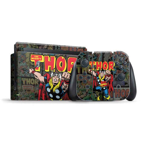 Marvel Classic Comics The Mighty Thor Vintage Nintendo Skins