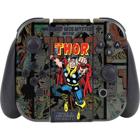 Marvel Classic Comics The Mighty Thor Vintage Nintendo Switch (2017-2021) Joy-Con Controller Skin