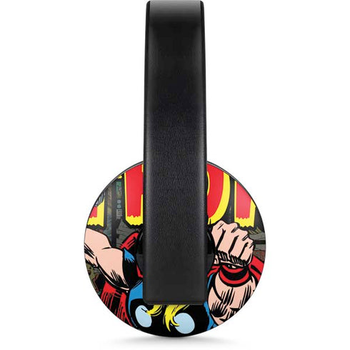 Marvel Classic Comics The Mighty Thor Vintage PlayStation 4 Gold Wireless Headset Skin