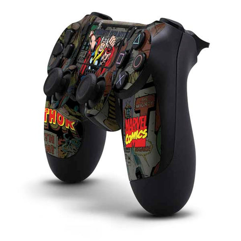 Marvel Classic Comics The Mighty Thor Vintage PS4 Controller Skin