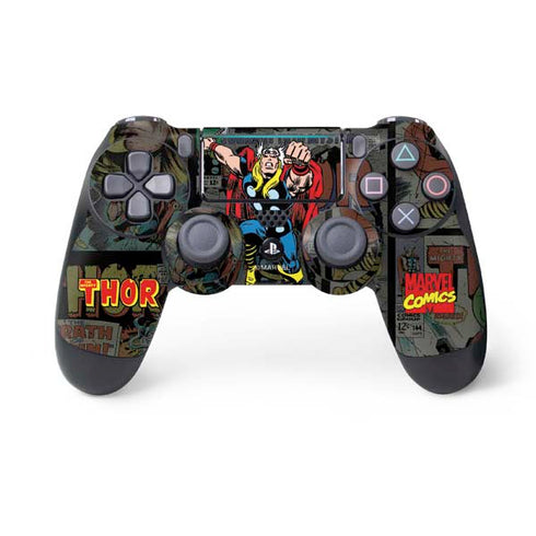 Marvel Classic Comics The Mighty Thor Vintage PS4 Pro/Slim Controller Skin