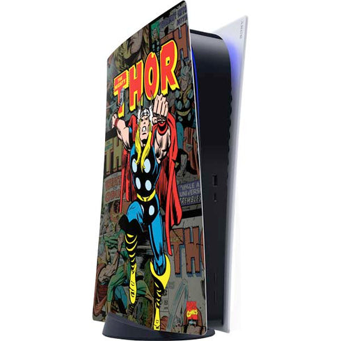 Marvel Classic Comics The Mighty Thor Vintage PlayStation PS5 Skins