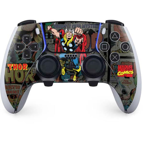 Marvel Classic Comics The Mighty Thor Vintage PlayStation PS5 Skins