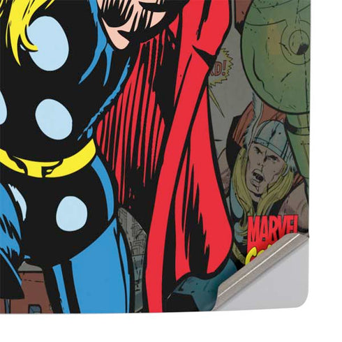 Marvel Classic Comics The Mighty Thor Vintage PS5 Pro Console Skin