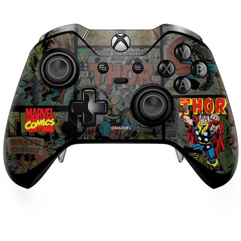 Marvel Classic Comics The Mighty Thor Vintage Xbox One Elite Controller Skin