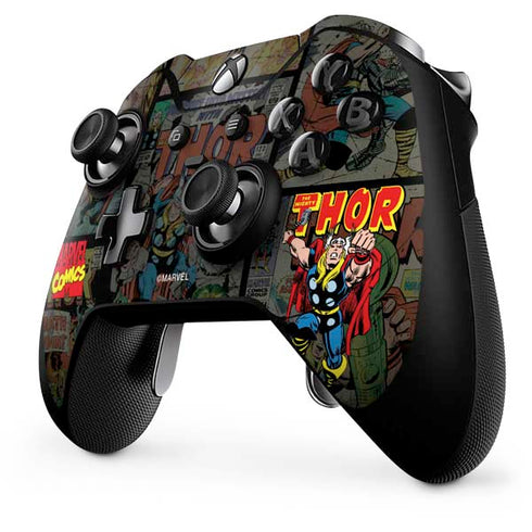 Marvel Classic Comics The Mighty Thor Vintage Xbox One Elite Controller Skin