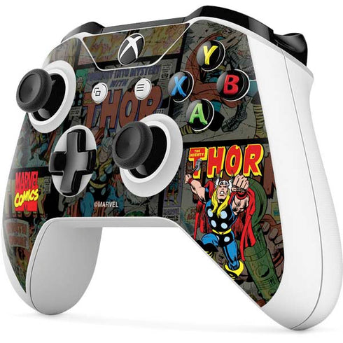 Marvel Classic Comics The Mighty Thor Vintage Xbox One S Controller Skin