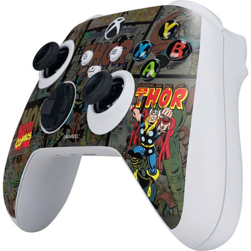 Marvel Classic Comics The Mighty Thor Vintage Xbox Series S Controller Skin