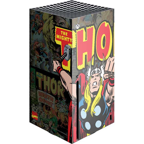 Marvel Classic Comics The Mighty Thor Vintage Xbox Series X Console Skin