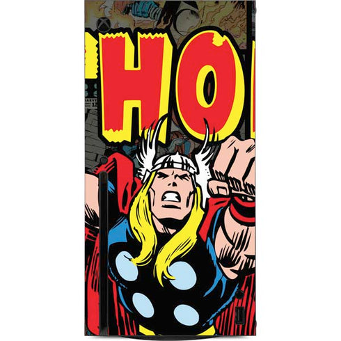 Marvel Classic Comics The Mighty Thor Vintage Xbox Series X Console Skin