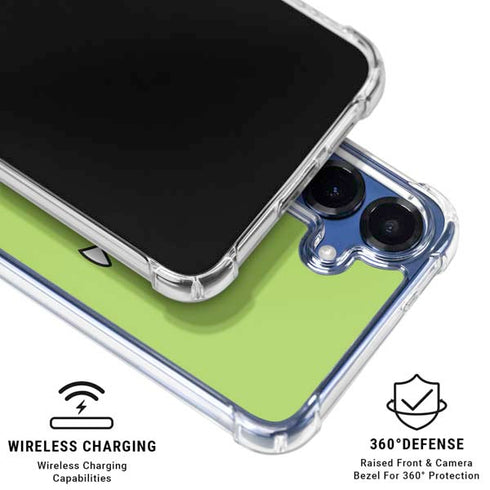 Disney Monsters Inc. Mike’s Face Galaxy S25 Clear Case