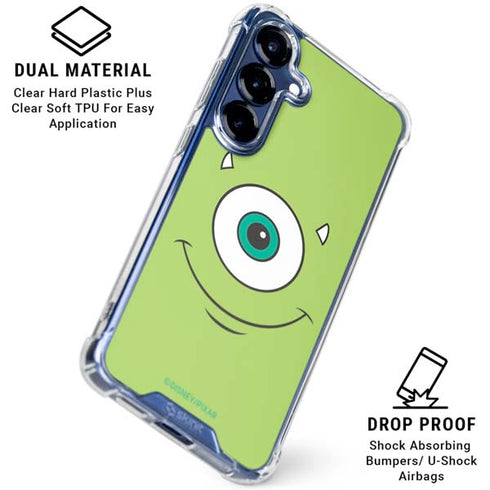 Disney Monsters Inc. Mike’s Face Galaxy S25 Clear Case