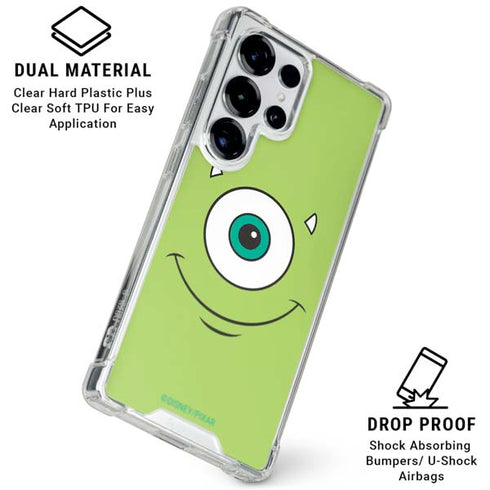 Disney Monsters Inc. Mike’s Face Galaxy S25 Ultra Clear Case