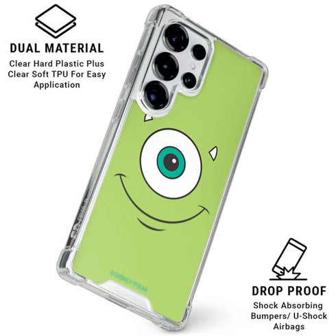 Disney Monsters Inc. Mike’s Face Galaxy S26 Ultra Clear Case