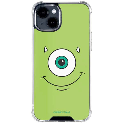 Disney Monsters Inc. Mike’s Face iPhone 15 Clear Case