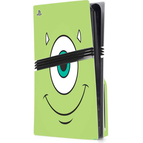 Disney Monsters Inc. Mike’s Face PS5 Pro Disk Console Skin