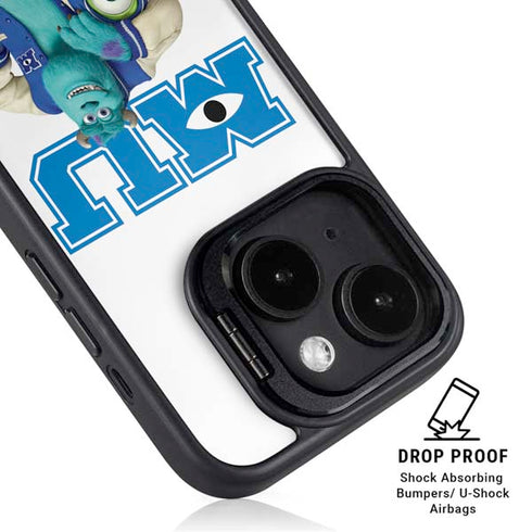 Disney Monsters University Mike and Sully iPhone 14 Plus Kickstand Case