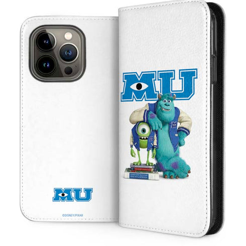 Disney Monsters University Mike and Sully iPhone 14 Pro Folio Case