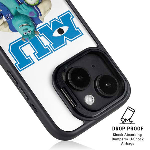 Disney Monsters University Mike and Sully iPhone 15 Kickstand Case