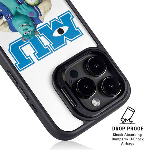 Disney Monsters University Mike and Sully iPhone 15 Pro Max Kickstand Case