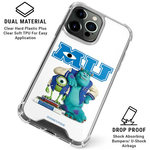 Disney Monsters University Mike and Sully iPhone 16 Pro Max Clear Case