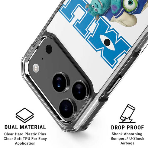 Disney Monsters University Mike and Sully iPhone 17 Pro Clear Case