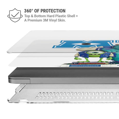 Disney Monsters University Mike and Sully MacBook Pro 14in (2021-24) Case plus Skin
