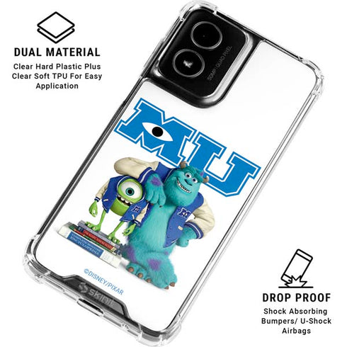 Disney Monsters University Mike and Sully Moto G Power 5G (2024) Clear Case