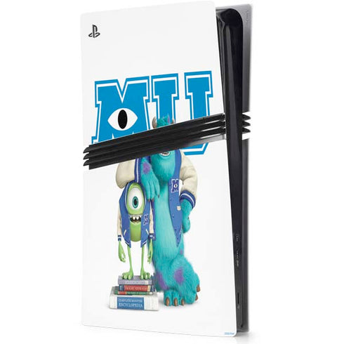 Disney Monsters University Mike and Sully PS5 Pro Console Skin