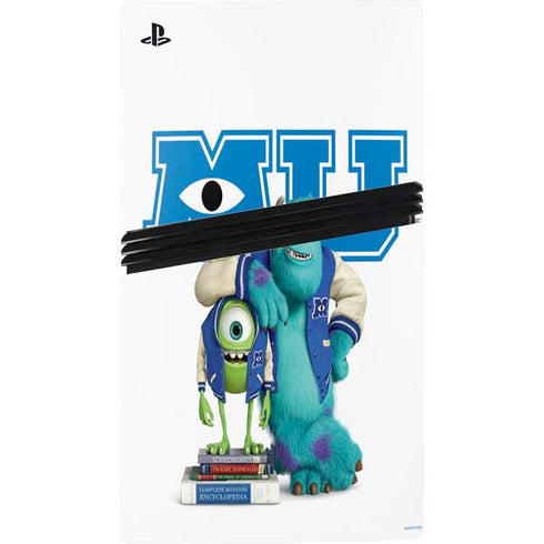 Disney Monsters University Mike and Sully PS5 Pro Console Skin