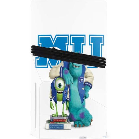 Disney Monsters University Mike and Sully PS5 Pro Disk Console Skin