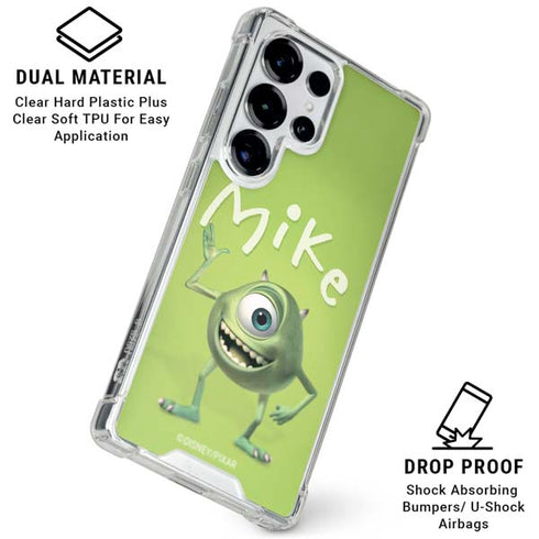 Disney Monsters Inc. Mike Portrait Galaxy S25 Ultra Clear Case