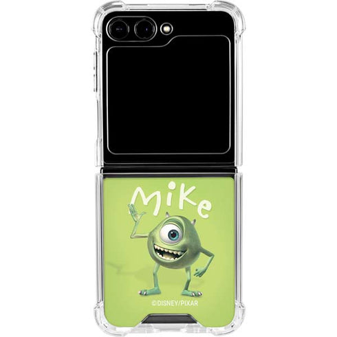 Disney Monsters Inc. Mike Portrait Galaxy Z Flip6 Clear Case
