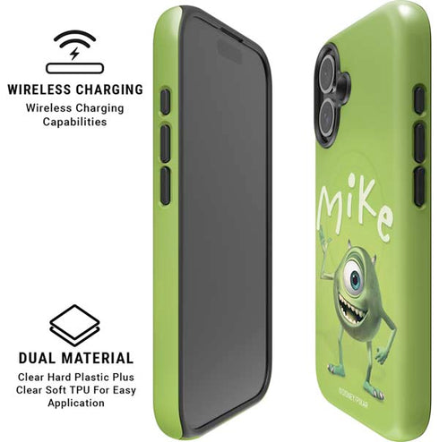 Disney Monsters Inc. Mike Portrait iPhone 16 Plus Magsafe Impact Case