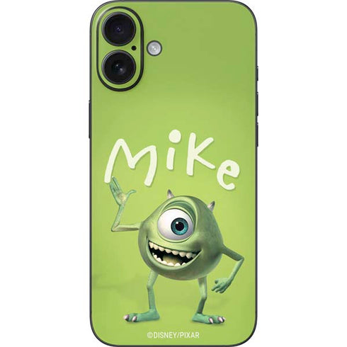 Disney Monsters Inc. Mike Portrait iPhone 16 Plus Skin