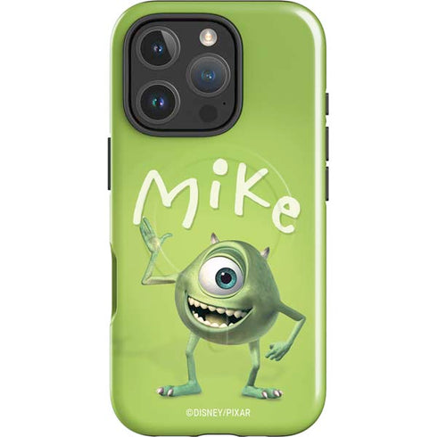 Disney Monsters Inc. Mike Portrait iPhone 16 Pro Magsafe Impact Case