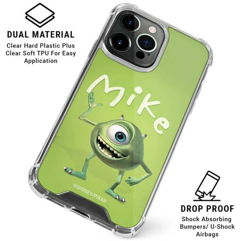 Disney Monsters Inc. Mike Portrait iPhone 16 Pro Max Clear Case