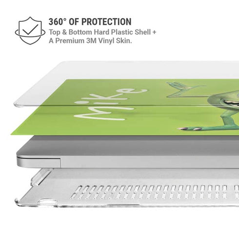 Disney Monsters Inc. Mike Portrait MacBook Pro 14in (2021-24) Case plus Skin
