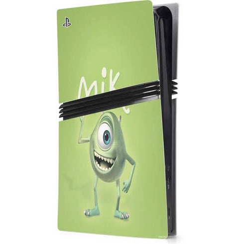 Disney Monsters Inc. Mike Portrait PS5 Pro Console Skin