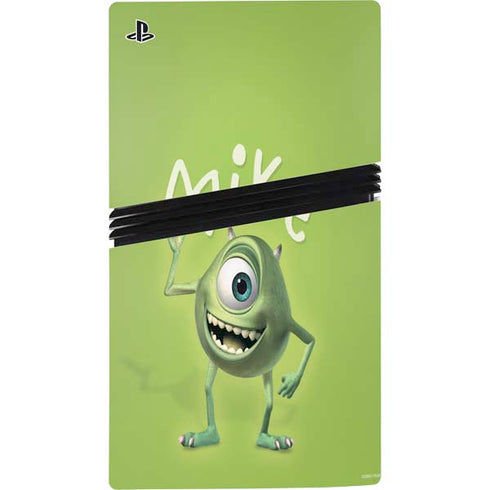 Disney Monsters Inc. Mike Portrait PS5 Pro Console Skin