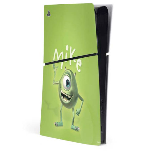 Disney Monsters Inc. Mike Portrait PS5 Slim Digital Edition Console Skin