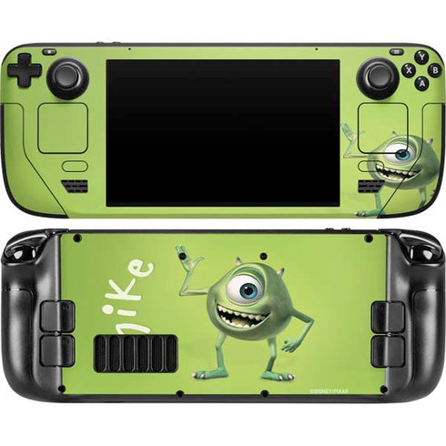 Disney Monsters Inc. Mike Portrait Steam Deck Handheld Gaming Computer OLED Skin
