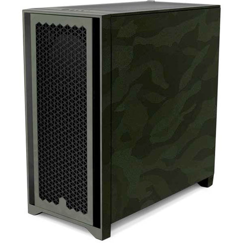 Military Green Shadow Camo Corsair 4000D Tempered Glass Mid-Tower ATX Case Skin
