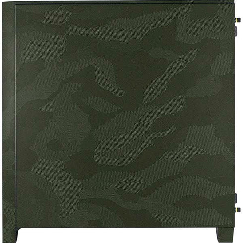 Military Green Shadow Camo Corsair 4000D Tempered Glass Mid-Tower ATX Case Skin