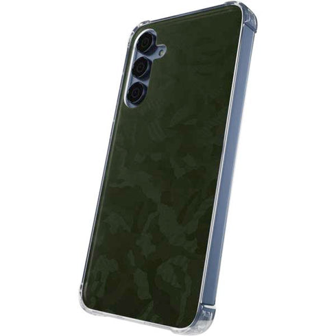 Military Green Shadow Camo Galaxy A35 5G Clear Case